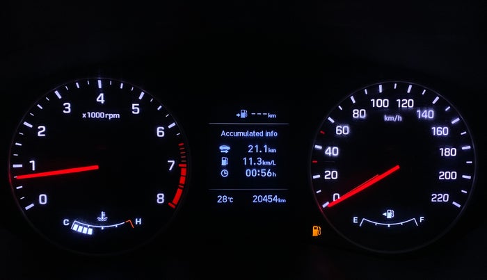 2018 Hyundai Elite i20 ASTA 1.2 (O), Petrol, Manual, 20,489 km, Odometer Image