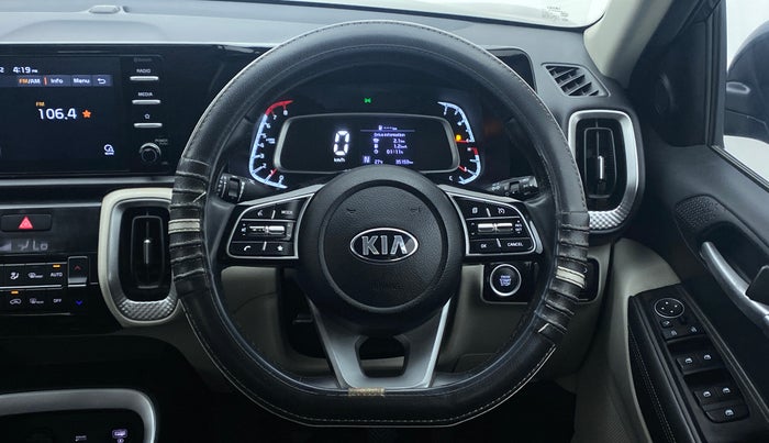 2020 KIA SONET HTX 1.0 IMT, Petrol, Manual, 35,153 km, Steering Wheel Close Up