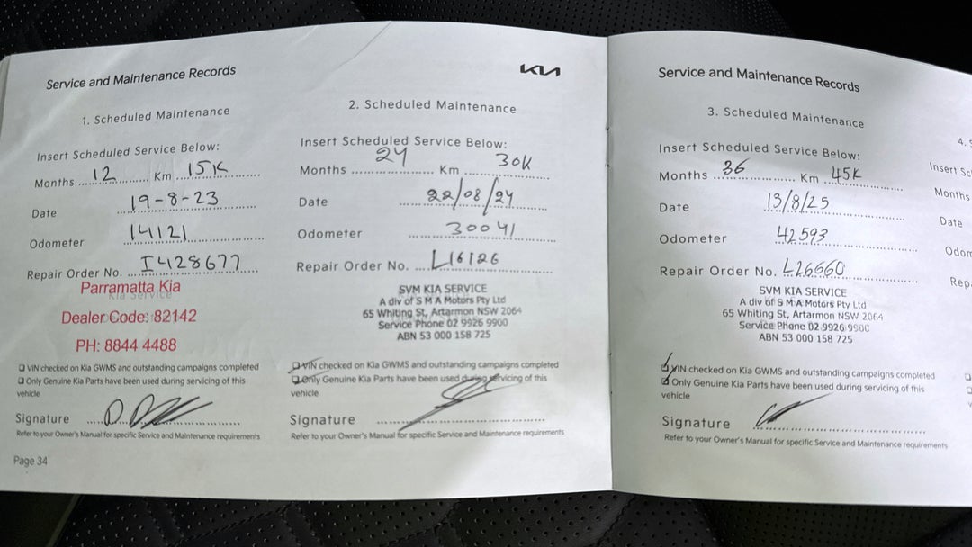 2022 Kia Sorento Gt-line 7 Seat, Automatic, 47164 km, Service History