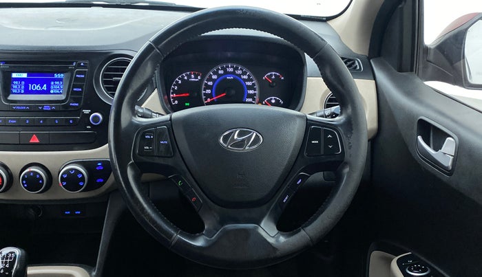 2015 Hyundai Grand i10 ASTA 1.1 (O) CRDI, Diesel, Manual, 99,175 km, Steering Wheel Close Up