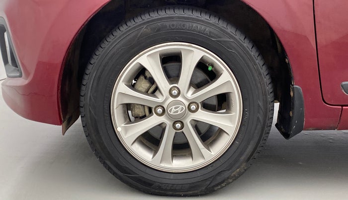 2015 Hyundai Grand i10 ASTA 1.1 (O) CRDI, Diesel, Manual, 99,175 km, Left Front Wheel