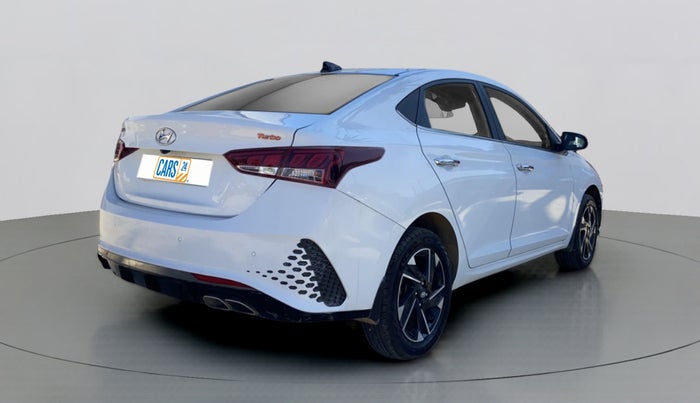 2020 Hyundai Verna SX (O)1.0 TURBO DCT, Petrol, Automatic, 47,456 km, Right Back Diagonal