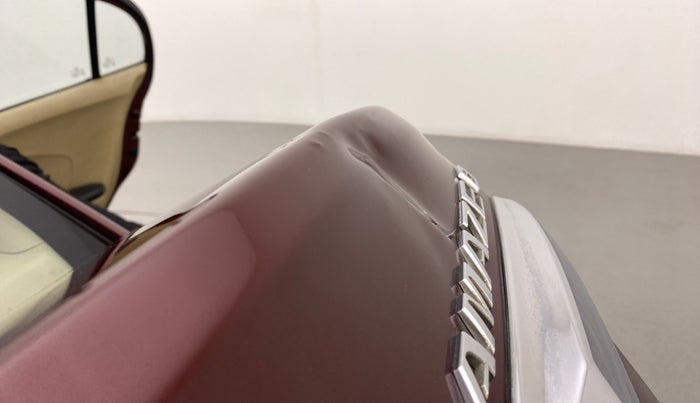2015 Honda Amaze 1.2 SMT I VTEC, Petrol, Manual, 1,00,238 km, Dicky (Boot door) - Slightly dented