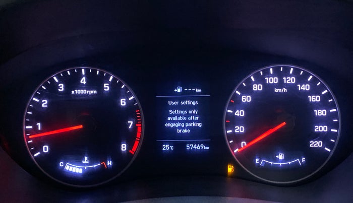 2019 Hyundai Elite i20 ASTA 1.2 (O), Petrol, Manual, 57,504 km, Odometer Image
