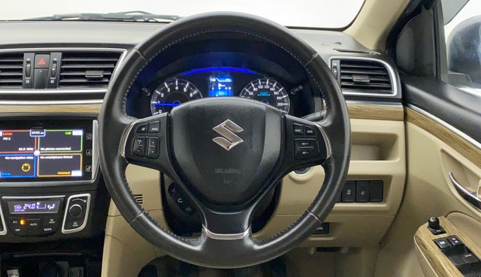 2018 Maruti Ciaz ALPHA 1.5 SHVS PETROL, Petrol, Manual, 53,019 km, Steering Wheel Close Up