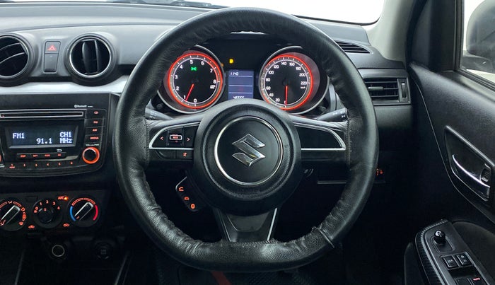 2018 Maruti Swift VXI, Petrol, Manual, 46,596 km, Steering Wheel Close Up