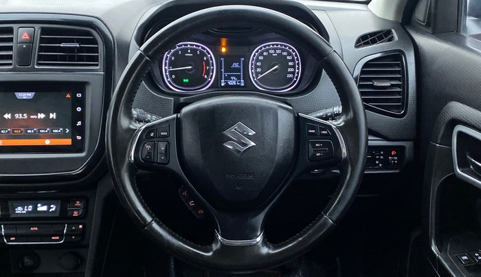 2020 Maruti Vitara Brezza ZXI +, Petrol, Manual, 40,298 km, Steering Wheel Close Up