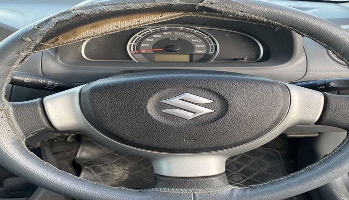 2015 Maruti Alto 800 VXI, Petrol, Manual, 55,652 km, Steering wheel - Steering cover is minor torn
