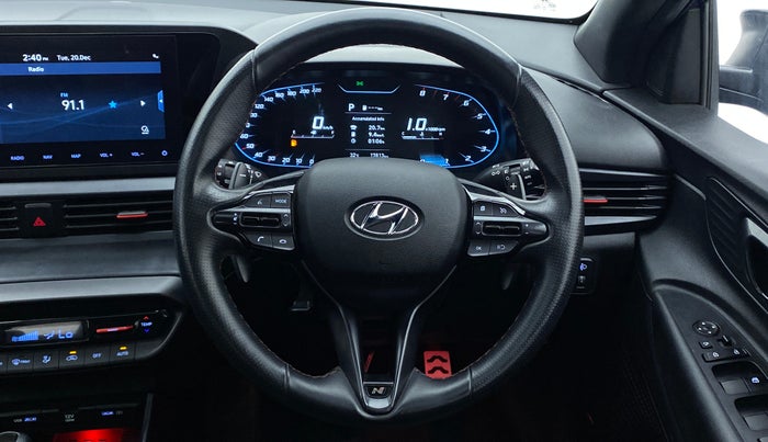 2021 Hyundai NEW I20 N LINE N8 1.0 TURBO GDI DCT DUAL TONE, Petrol, Automatic, 17,847 km, Steering Wheel Close Up