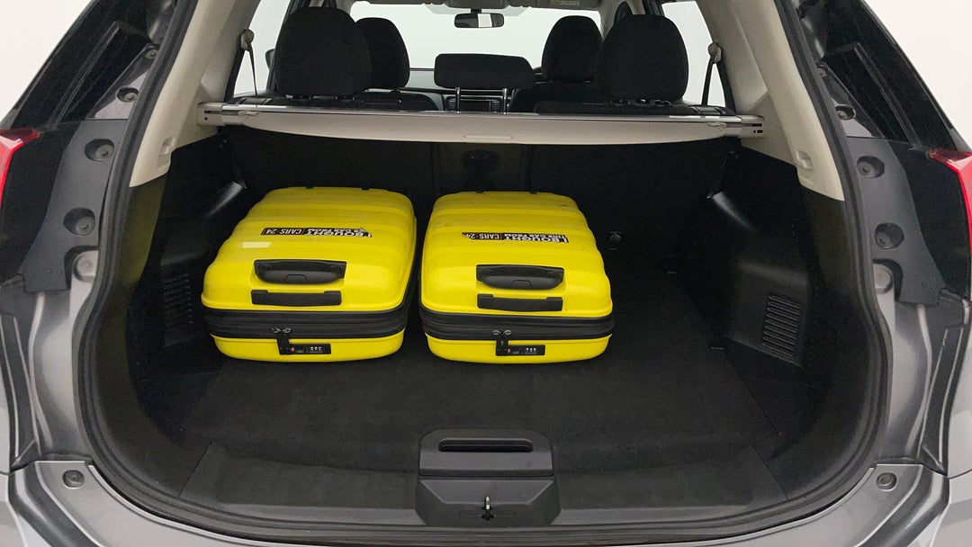 Boot Inside View with Luggage