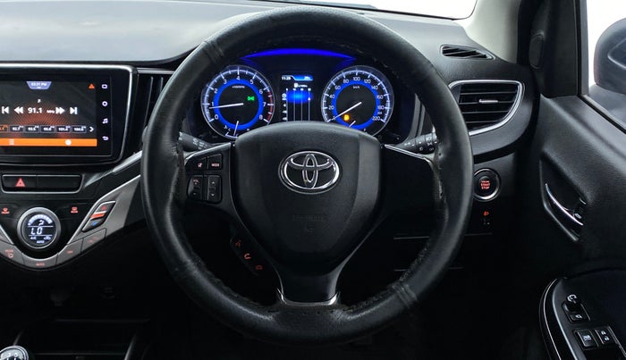 2021 Toyota Glanza G MT PETROL, Petrol, Manual, 39,586 km, Steering Wheel Close Up