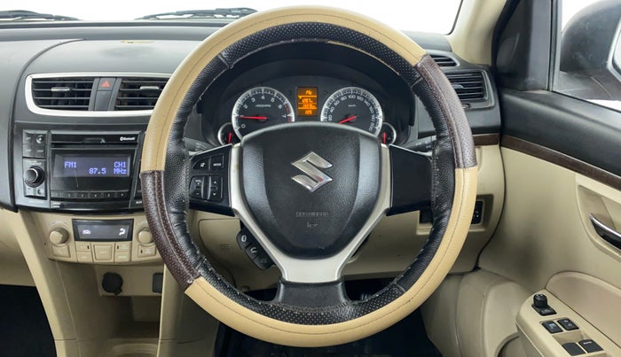 2016 Maruti Swift Dzire ZXI 1.2 BS IV, Petrol, Manual, 13,470 km, Steering Wheel Close Up