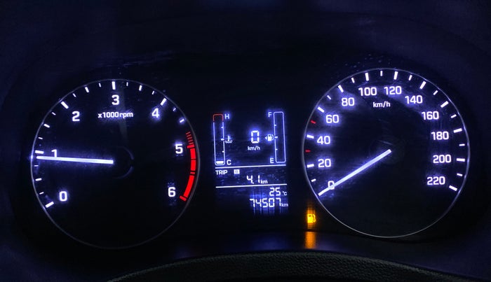 2018 Hyundai Creta 1.6 SX CRDI, Diesel, Manual, 74,507 km, Odometer Image