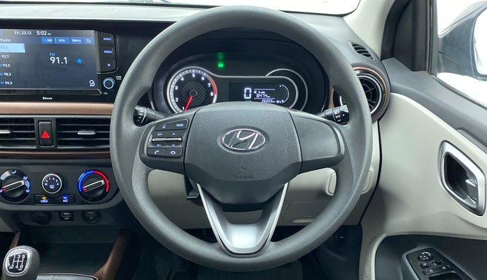 2020 Hyundai AURA SX PETROL, Petrol, Manual, 26,203 km, Steering Wheel Close Up