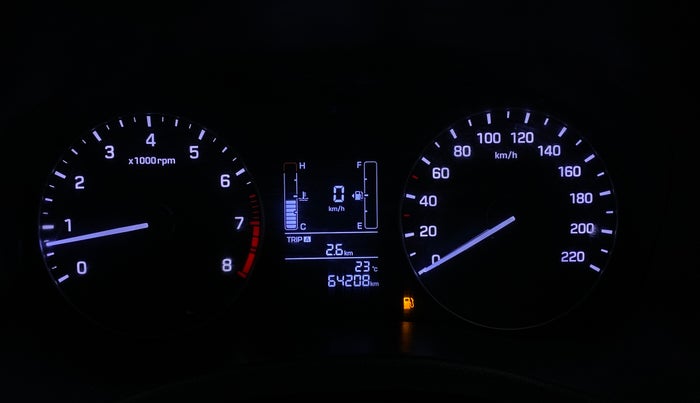 2016 Hyundai Creta 1.6 SX PLUS PETROL, Petrol, Manual, 64,243 km, Odometer Image
