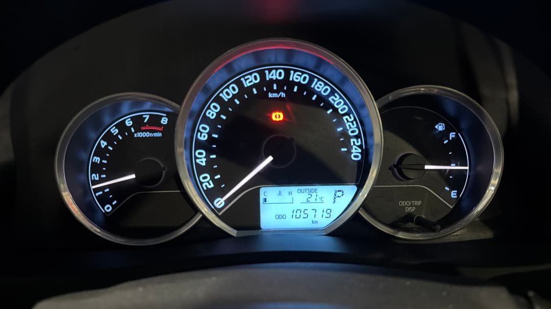 2017 Toyota Corolla Ascent Sport, Automatic, 105719 km, Odometer View
