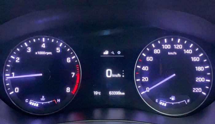 2017 Hyundai Elite i20 ASTA 1.2 (O), Petrol, Manual, 63,398 km, Odometer Image