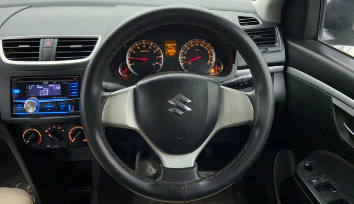 2014 Maruti Swift VXI D, Petrol, Manual, 48,495 km, Steering Wheel Close Up