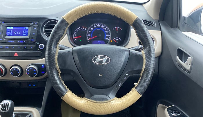 2013 Hyundai Grand i10 SPORTZ 1.2 KAPPA VTVT, Petrol, Manual, 76,761 km, Steering Wheel Close Up