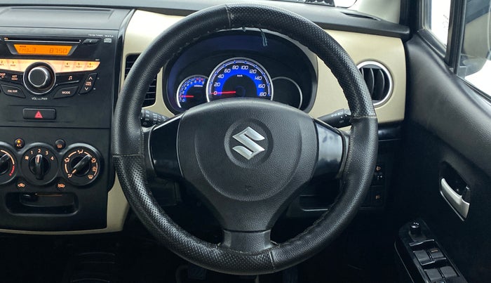 2017 Maruti Wagon R 1.0 VXI, Petrol, Manual, 27,591 km, Steering Wheel Close Up