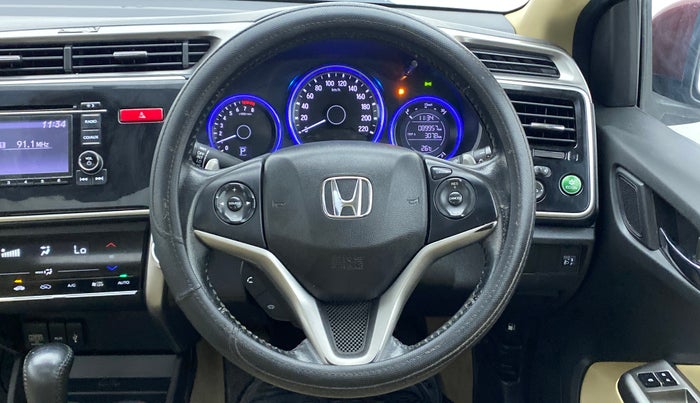 2015 Honda City VX CVT PETROL, Petrol, Automatic, 89,957 km, Steering Wheel Close Up