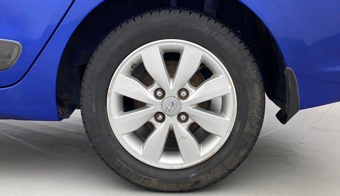 2014 Hyundai Xcent S 1.2 OPT, Petrol, Manual, 98,012 km, Left Rear Wheel