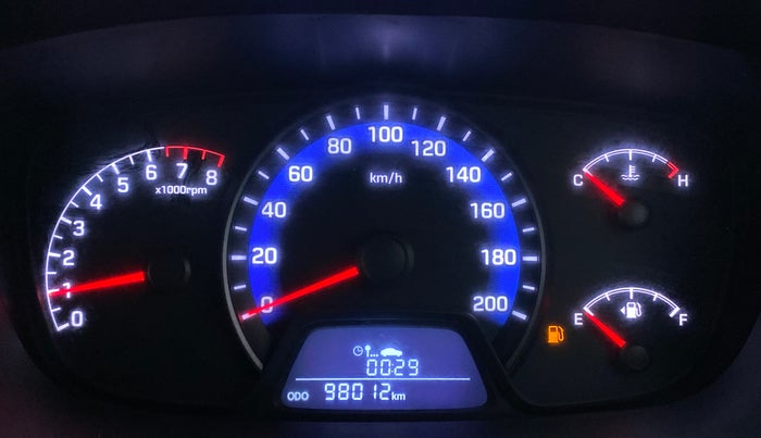 2014 Hyundai Xcent S 1.2 OPT, Petrol, Manual, 98,012 km, Odometer Image