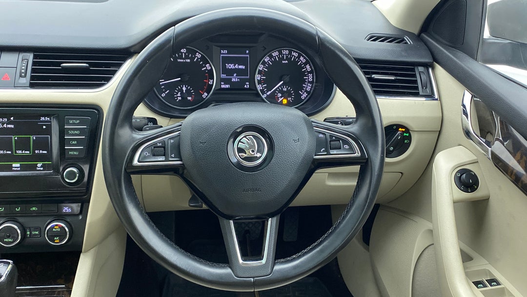 Steering Wheel Close Up
