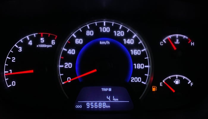 2017 Hyundai Grand i10 magna 1.2 crdi, Diesel, Manual, 95,620 km, Odometer Image
