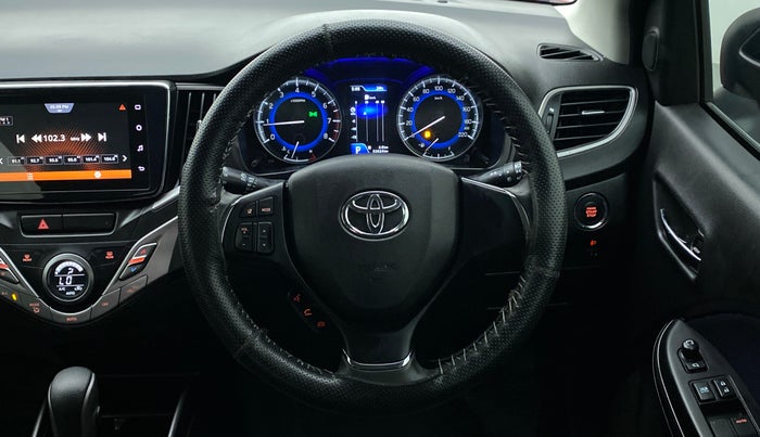2019 Toyota Glanza V CVT, Petrol, Automatic, 32,624 km, Steering Wheel Close Up