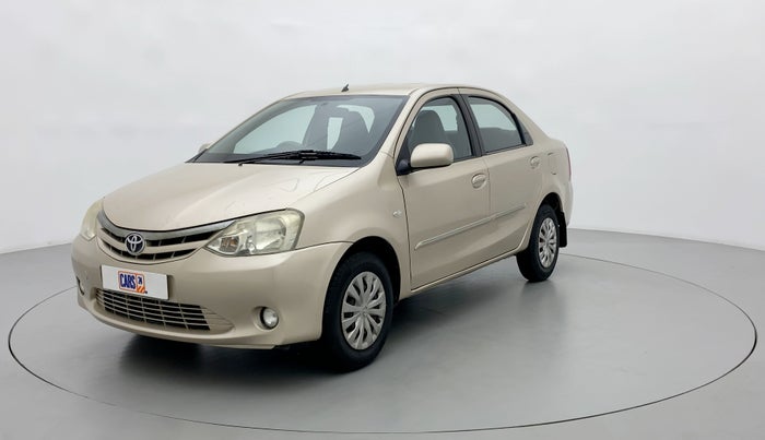 2011 Toyota Etios G, Petrol, Manual, 43,763 km, Left Front Diagonal