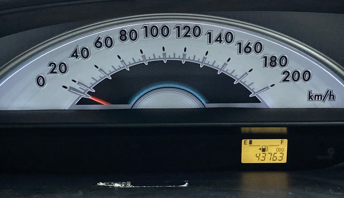 2011 Toyota Etios G, Petrol, Manual, 43,763 km, Odometer Image