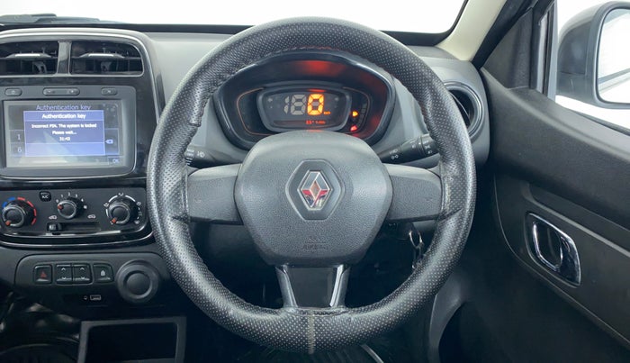 2019 Renault Kwid 1.0 RXT Opt, Petrol, Manual, 16,177 km, Steering Wheel Close Up