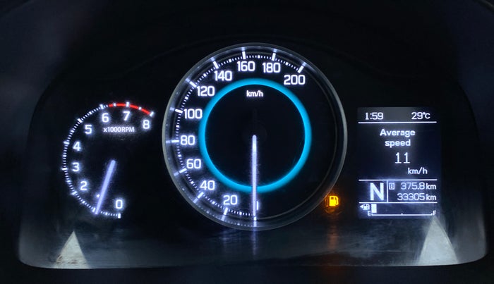 2017 Maruti IGNIS DELTA 1.2 AMT, Petrol, Automatic, 33,305 km, Odometer Image