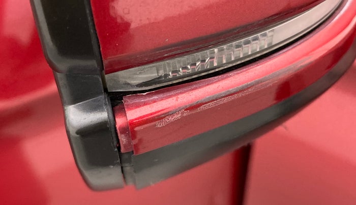 2019 Honda Amaze 1.2 SMT I VTEC, Petrol, Manual, 27,883 km, Right rear-view mirror - Cover has minor damage