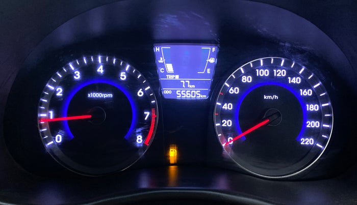 2017 Hyundai Verna 1.6 VTVT SX, Petrol, Manual, 55,605 km, Odometer Image
