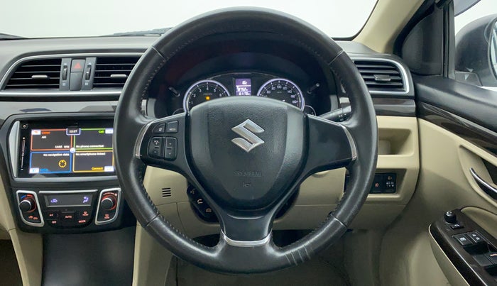 2016 Maruti Ciaz ZXI PLUS, Petrol, Manual, 61,043 km, Steering Wheel Close Up