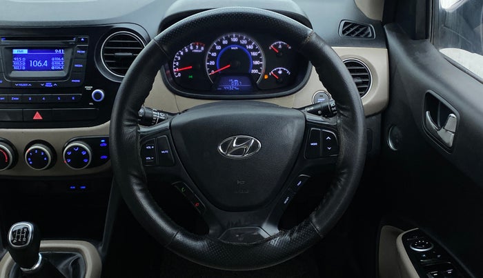 2015 Hyundai Grand i10 ASTA 1.2 KAPPA VTVT, Petrol, Manual, 44,628 km, Steering Wheel Close Up