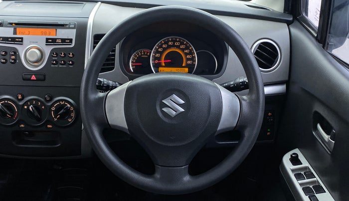 2010 Maruti Wagon R 1.0 VXI, Petrol, Manual, 45,995 km, Steering Wheel Close Up