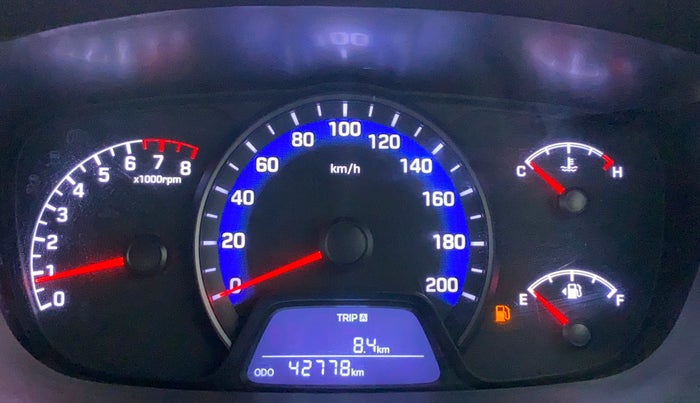 2019 Hyundai Xcent SX 1.2, CNG, Manual, 42,846 km, Odometer Image
