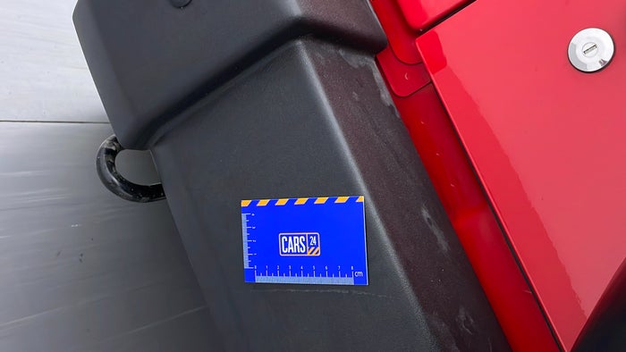 JEEP WRANGLER-Bumper Rear Scratch