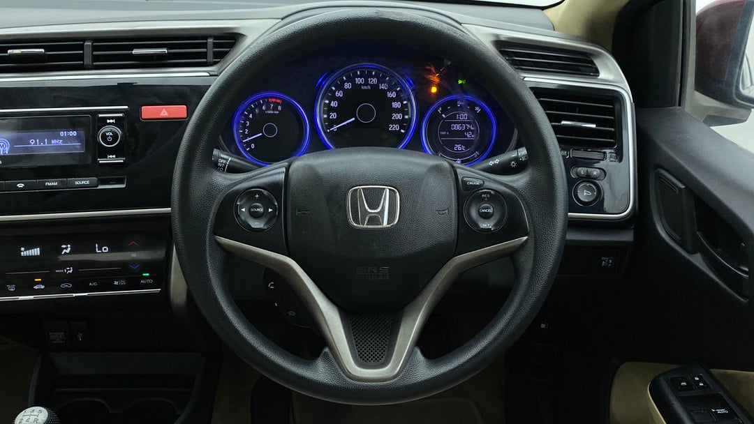 Steering Wheel Close Up