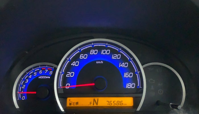 2018 Maruti Wagon R 1.0 VXI AMT, CNG, Automatic, 76,744 km, Odometer Image