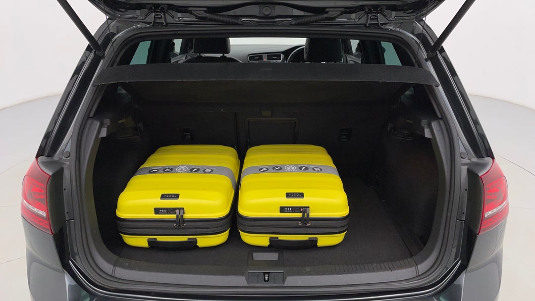 Boot Inside View with Luggage
