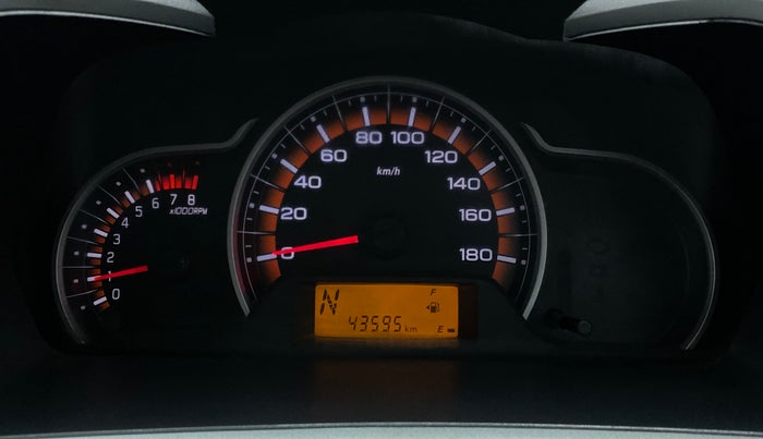 2015 Maruti Alto K10 VXI AMT, Petrol, Automatic, 43,594 km, Odometer Image