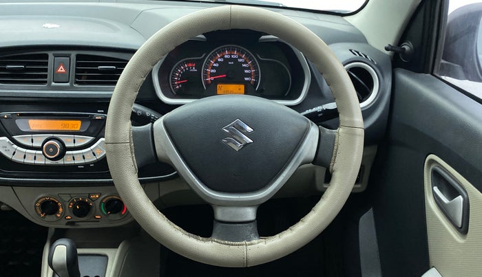 2015 Maruti Alto K10 VXI AMT, Petrol, Automatic, 43,594 km, Steering Wheel Close Up