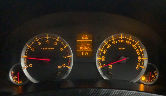 2012 Maruti Swift Dzire ZXI, Petrol, Manual, 85,662 km, Odometer Image