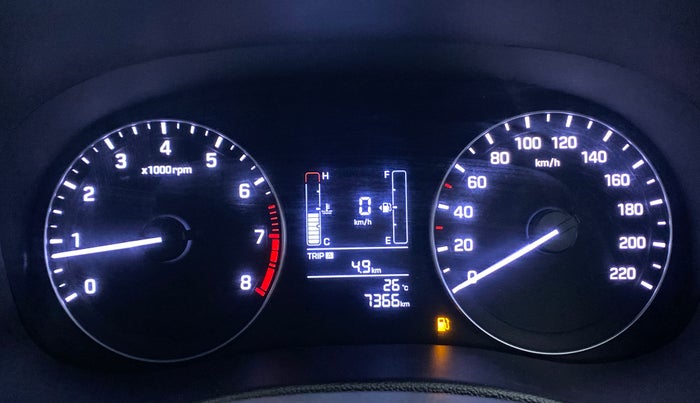 2019 Hyundai Creta 1.6 SX VTVT, Petrol, Manual, 7,366 km, Odometer Image