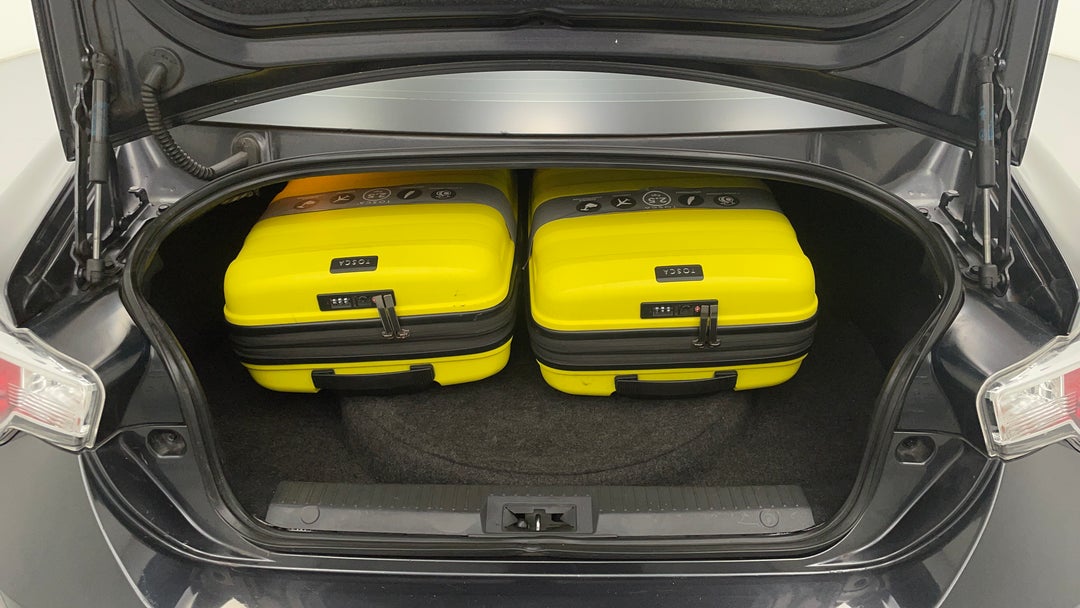 Boot Inside View with Luggage