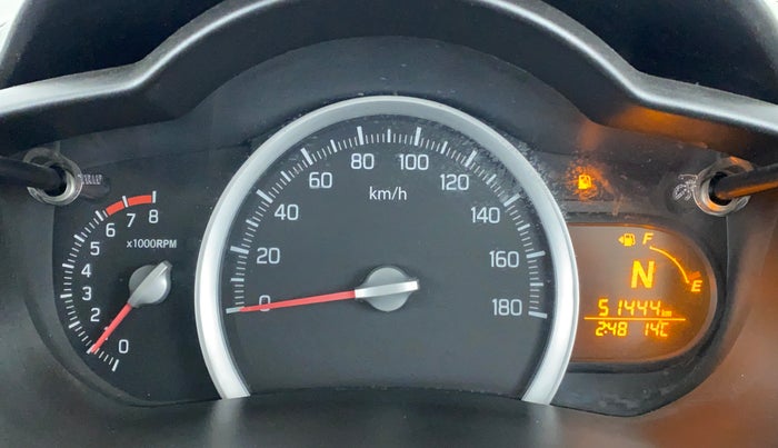 2017 Maruti Celerio ZXI AMT (O), Petrol, Automatic, 51,444 km, Odometer Image